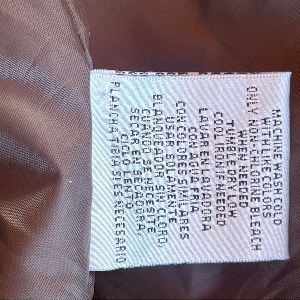 VTG‎ (90s) Chocolate Brown Quilted Barn Coat Marvin Richards Equestrian Sz L - Picture 14 of 14